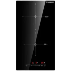 Gasland Chef IH30BF 30cm Plaque à Induction, Encastrable Table De Cuisson à Induction 2 Foyers 3500W [Classe énergétique A]