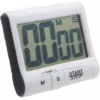 Minuteur De Cuisine Numérique Avec Aimant Puissant Trou De Suspension Alarme Puissante Grand écran LCD Minuteur De Cuisine Horloge Pour La Gestion Du Temps Exercice Cuisson Egg Timer Blanc