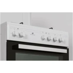 Cuisiniere Mixte CONTINENTAL EDISON CECM60FCW - 3 Feux Gaz + 1 électrique - L59,8 X P61 XH83 Cm - Blanc -Bransch Magasin 79551069 4