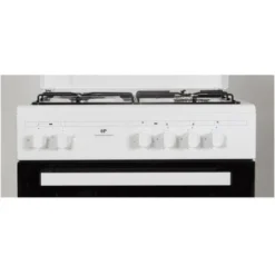 Cuisiniere Mixte CONTINENTAL EDISON CECM60FCW - 3 Feux Gaz + 1 électrique - L59,8 X P61 XH83 Cm - Blanc -Bransch Magasin 79551069 5