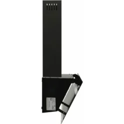 Hotte Aspirante Silencieuse - Hotte Décorative Murale 60cm Acier Et Verre Trempé Noir Best982922 -Bransch Magasin 82836528 5