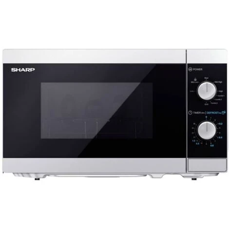 Sharp YC-MG01ES Micro-ondes Noir, Argent 800 W 1 Sharp YC-MG01ES Micro-ondes Noir, Argent 800 W