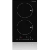 Thermomate IHTB302 Table De Cuisson à Induction/ 30 Cm Table De Cuisson à Induction Encastrable Avec 2 Zones De Cuisson/fonction Booster/commande Tactile/sécurité Enfants/timer