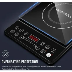 Plaque De Cuisson Induction Simple 2000W Ultra-mince Avec Commande Tactile Par Capteur Et Verrouillage De Sécurité -Bransch Magasin 86534453 5