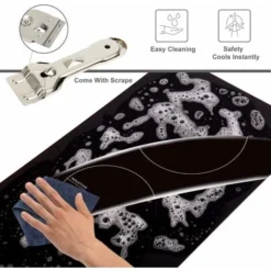 NOXTON Plaque à Induction Encastrable, Plaque à Induction 2 Foyer, 3500W, L52 X P29 Cm, 9 Niveaux De Puissance Avec Commandes Tactiles à Capteur, Verrouillage De Sécurité Pour Enfants (2 Brûleurs) -Bransch Magasin 86735179 5