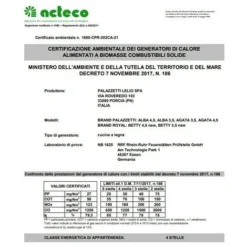 Cuisinière à Bois Royal Palazzetti New Betty 3.5 Blanche -Bransch Magasin 88181124 4