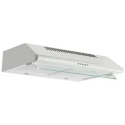 Hotte Visière 60cm 344m3/h Blanc - Airlux - AHC 640 WH