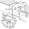 Bosch Elettrodomestici HBG633NB1 Four Encastrable, Verre, Noir