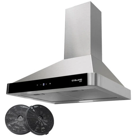 Gasland Chef PR60SS Hotte Aspirante 60cm à Recyclage Hotte Aspirante Silencieuse évacuation D'air 488 M³/h 3 Niveaux Touch Control Montage Mural Hotte Aspirante Avec Filtre Inox Argent écrans De Verre 1 Gasland Chef PR60SS Hotte Aspirante 60cm à Recyclage Hotte Aspirante Silencieuse évacuation D'air 488 M³/h 3 Niveaux Touch Control Montage Mural Hotte Aspirante Avec Filtre Inox Argent écrans De Verre