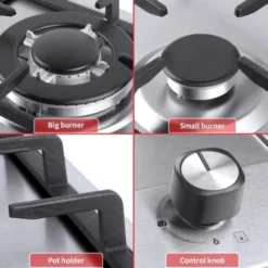 Plaque De Cuisson à Gaz 2 Feux - Autosuffisante Plaque à Gaz Avec 2 Brûleurs à Gaz - Cuisinière Encastrable - Gaz Naturel/Propane (2 Brûleurs -Acier Inoxydable) 8 Plaque De Cuisson à Gaz 2 Feux - Autosuffisante Plaque à Gaz Avec 2 Brûleurs à Gaz - Cuisinière Encastrable - Gaz Naturel/Propane (2 Brûleurs -Acier Inoxydable) -Bransch Magasin 91624277 4