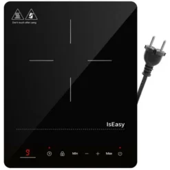 Plaque à Induction Portable, Table Induction 1 Foyers, Plaque De Cuisson à Induction 2100W Avec Minuterie, Verrou Enfants