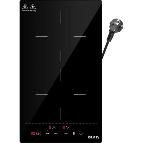 Plaque à Induction 2 Foyer, Double Plaque à Induction Encastrable, Table De Cuisson à Induction 3400W, L51 X P29.5 Cm 1 Plaque à Induction 2 Foyer, Double Plaque à Induction Encastrable, Table De Cuisson à Induction 3400W, L51 X P29.5 Cm