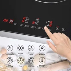 Plaque à Induction, Plaque De Cuisson à Induction Electrique - (8600W, Autarkic, 5 Foyers, 90cm, Encastrable, Intégré, Tactile, Minuteur, Verre-céramique)- 5 Zone New -Bransch Magasin 91624300 3