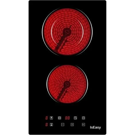 Plaque Vitrocéramique 2 Feux, Encastrable Plaque 2 Feux, Plaque De Cuisson En Vitrocéramique 2 Foyers- 3200W, 29cm 1 Plaque Vitrocéramique 2 Feux, Encastrable Plaque 2 Feux, Plaque De Cuisson En Vitrocéramique 2 Foyers- 3200W, 29cm