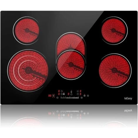 Plaque Vitrocéramique 5 Feux, Table De Cuisson Vitrocéramique 5 Foyers Encastrable Plaque 5 Feux- 8600W, 5 Foyers, 77cm, Autarkic, Tactile, Minuteur, Verre-céramique 1 Plaque Vitrocéramique 5 Feux, Table De Cuisson Vitrocéramique 5 Foyers Encastrable Plaque 5 Feux- 8600W, 5 Foyers, 77cm, Autarkic, Tactile, Minuteur, Verre-céramique