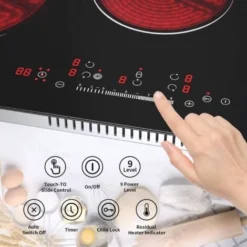 Plaque Vitrocéramique 5 Feux, Table De Cuisson Vitrocéramique 5 Foyers Encastrable Plaque 5 Feux- 8600W, 5 Foyers, 77cm, Autarkic, Tactile, Minuteur, Verre-céramique 7 Plaque Vitrocéramique 5 Feux, Table De Cuisson Vitrocéramique 5 Foyers Encastrable Plaque 5 Feux- 8600W, 5 Foyers, 77cm, Autarkic, Tactile, Minuteur, Verre-céramique -Bransch Magasin 91848019 3