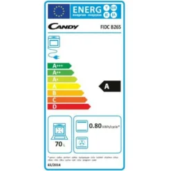 Four Catalyse Encastrable - Convection Naturelle CANDY FIDC B265 - Blanc - 70L - 60 Cm - Classe A -Bransch Magasin 92755349 4