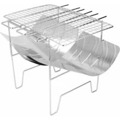 Support De Feu Pliable Four De Camp De Camping Four à Bois Domestique Four De Pique-nique En Plein Air