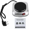 Chauffe-café, Chauffe-café à Plaque Chauffante électrique Mini-brûleur De Poêle 500W Portable (prise UE 220-240V), Revêtement Anti-corrosion/non Toxique/anti-adhésif