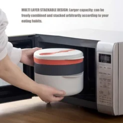 Récipient Vapeur Pour Micro-Ondes, Multicouche Pour éviter Les Brûlures Double Oreille Poignée Empilable 2 Litres Cuisine Micro-Ondes Cuiseur à Légumes Sans Danger Pour La Cuisine 7 Récipient Vapeur Pour Micro-Ondes, Multicouche Pour éviter Les Brûlures Double Oreille Poignée Empilable 2 Litres Cuisine Micro-Ondes Cuiseur à Légumes Sans Danger Pour La Cuisine -Bransch Magasin 95346931 3