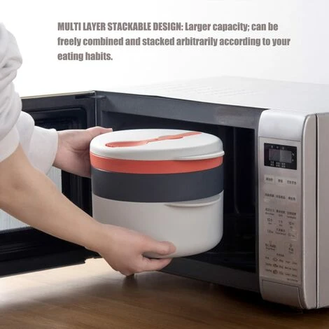 Récipient Vapeur Pour Micro-Ondes, Multicouche Pour éviter Les Brûlures Double Oreille Poignée Empilable 2 Litres Cuisine Micro-Ondes Cuiseur à Légumes Sans Danger Pour La Cuisine 3 Récipient Vapeur Pour Micro-Ondes, Multicouche Pour éviter Les Brûlures Double Oreille Poignée Empilable 2 Litres Cuisine Micro-Ondes Cuiseur à Légumes Sans Danger Pour La Cuisine – Image 3