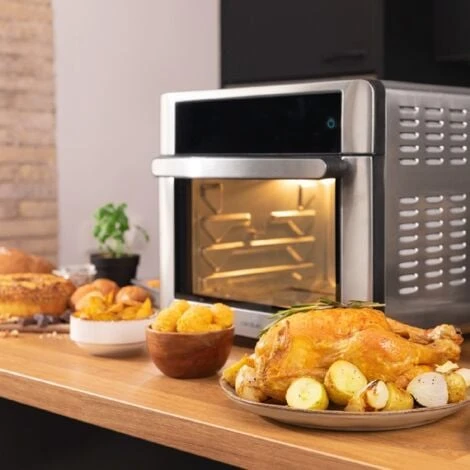Mini-four Friteuse Bake&Fry 3000 Steel Touch Cecotec 3 Mini-four Friteuse Bake&Fry 3000 Steel Touch Cecotec – Image 3