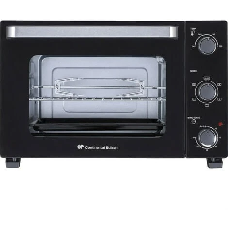 CONTINENTAL EDISON CEMF35B4 - Minifour électrique 35L Noir - 1500W - Rotissoire, Convection Naturelle 1 CONTINENTAL EDISON CEMF35B4 - Minifour électrique 35L Noir - 1500W - Rotissoire, Convection Naturelle