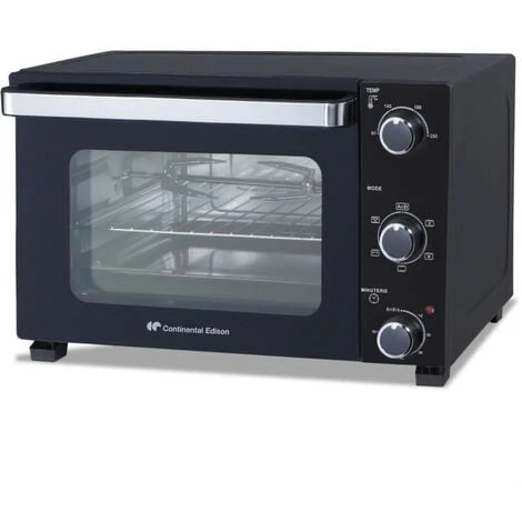 CONTINENTAL EDISON CEMF35B4 - Minifour électrique 35L Noir - 1500W - Rotissoire, Convection Naturelle 2 CONTINENTAL EDISON CEMF35B4 - Minifour électrique 35L Noir - 1500W - Rotissoire, Convection Naturelle – Image 2
