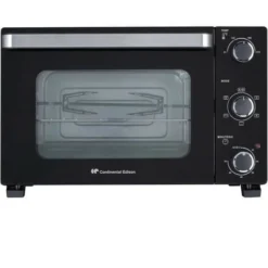 CONTINENTAL EDISON CEMF28B2 - Minifour électrique 28L Noir - 1500W - Rotissoire, Convection Naturelle