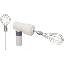 Electric Hand Mixer Warm White Cordless Rechargeable 2000mAh Battery Stainless Steel Hand Mixer For Household -Bransch Magasin 96906230 4