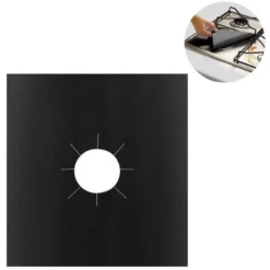 Couvercles De Brleur De Cuisinière, Double épaisseur 0,2/0,3 Mm, Doublures De Brleur De Cuisinière à Gaz, Couvertures De Cuisinière à Gaz Réutilisables Antiadhésives Pour Cuisine, Découpables, Faciles