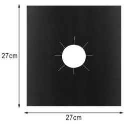 Couvercles De Brleur De Cuisinière, Double épaisseur 0,2/0,3 Mm, Doublures De Brleur De Cuisinière à Gaz, Couvertures De Cuisinière à Gaz Réutilisables Antiadhésives Pour Cuisine, Découpables, Faciles -Bransch Magasin 97735550 4