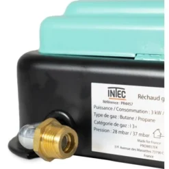 Plaque De Cuisson Gaz Portable 3 Feux 3000W Rechaud Gaz Butane/Propane Bruleurs Inox Couvercle Amovible INTEC -Bransch Magasin 98062971 4