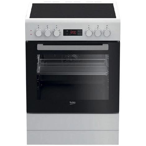 Cuisinière électrique A 72l 4 Feux Blanc - Beko - Fse67300wcs 1 Cuisinière électrique A 72l 4 Feux Blanc - Beko - Fse67300wcs