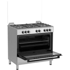 Cuisiniere LA GERMANIA - Sel9mx - 5 Feux Gaz - Four électrique - Multifonction - Inox -Bransch Magasin 99344436 5