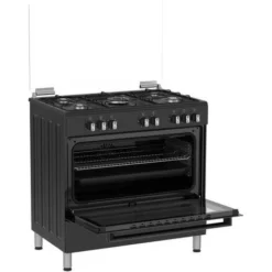 Cuisiniere LA GERMANIA - Sel9mn - 5 Feux Gaz - Four électrique - Multifonction - Noire 5 Cuisiniere LA GERMANIA - Sel9mn - 5 Feux Gaz - Four électrique - Multifonction - Noire -Bransch Magasin 99344947 3